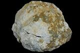 Keokuk Quartz Geode with Columnar Calcite Crystals - Iowa #144755-1